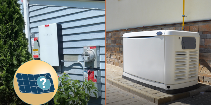 Solar Battery vs. Generator: Which One Is Right for You?