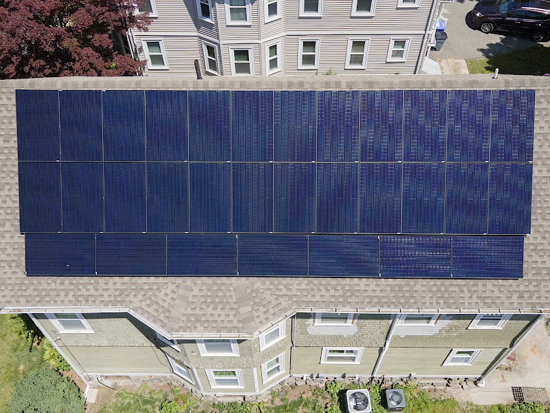 9.92 kW Solar Installation in Waltham, MA