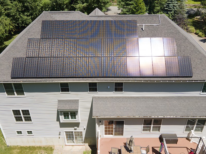13.73 kW Solar Installation in Hopkinton, MA