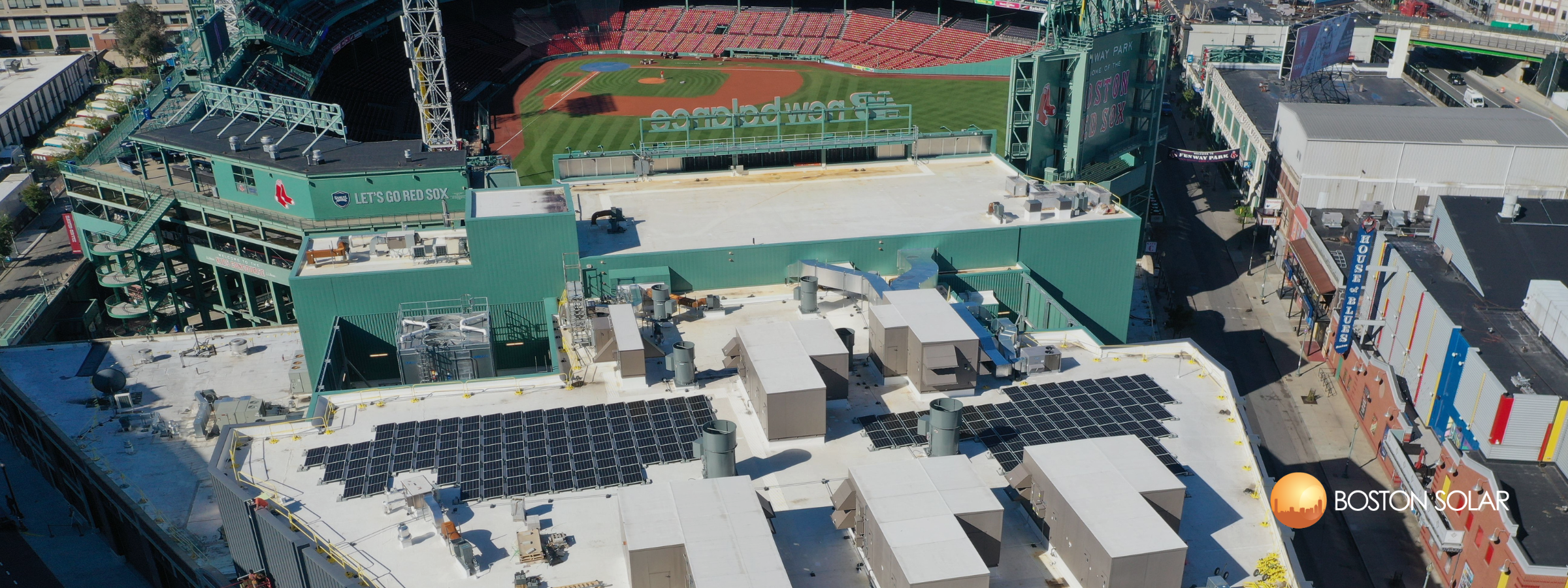 A 297-Panel Solar Energy System for MGM Music Hall at Fenway.