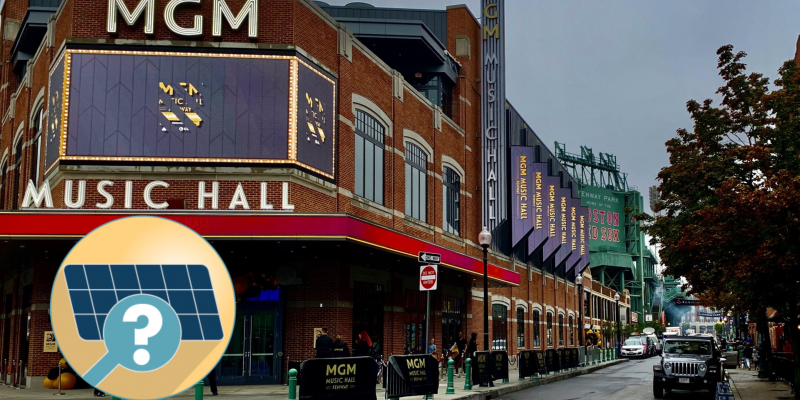 MGM Music Hall at Fenway Goes Solar!