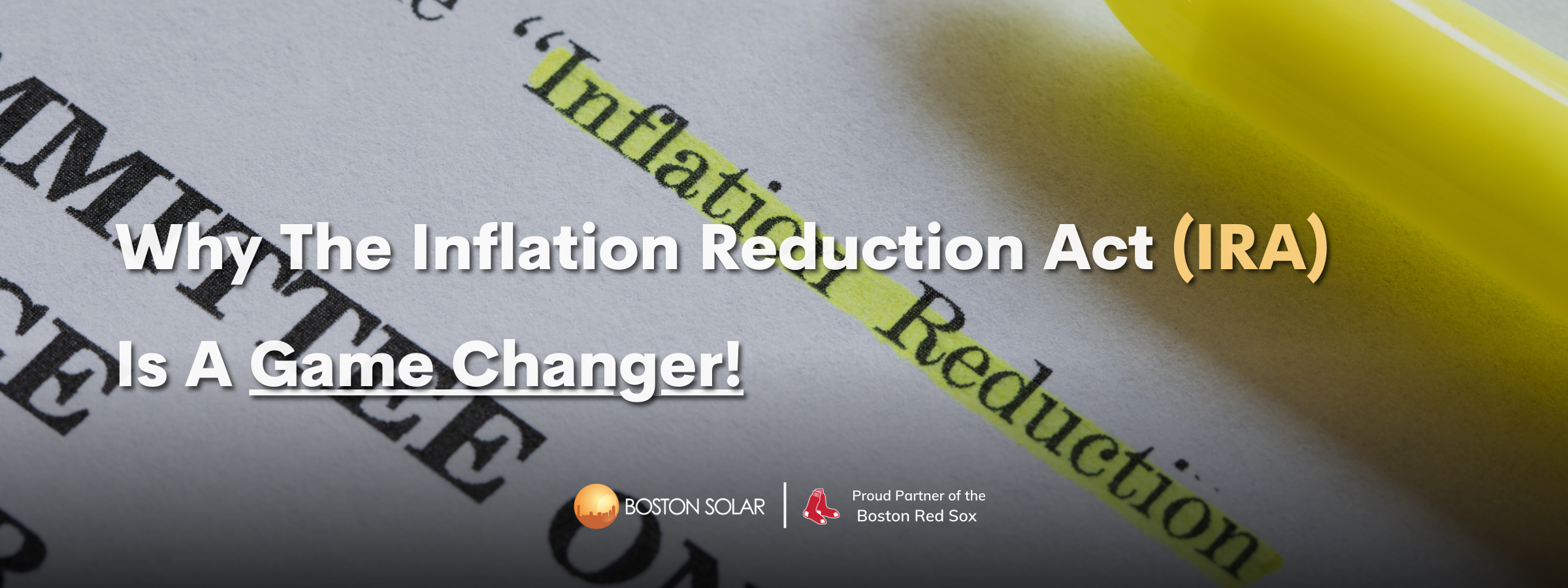 Inflation Reduction Act Is a Game Changer for Climate Action.