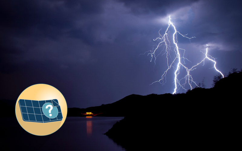 How Safe Are Solar Panels in Lightning Storms?