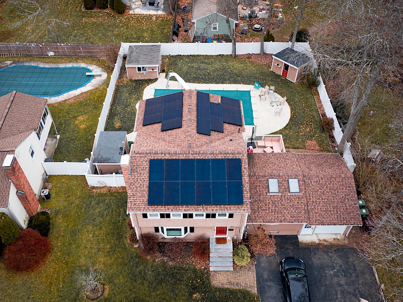 11.34kW Solar Installation - Dedham, MA